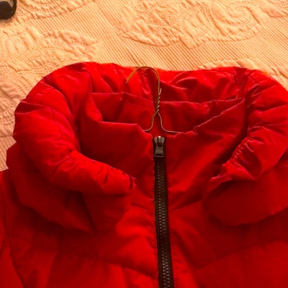 Calvin Klein red puffer coat - Picture 3 of 5